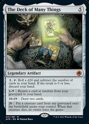 The Deck of Many Things - Adventures in the Forgotten Realms #241 Mythic Rare