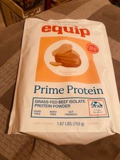 Equip Foods Prime Protein Powder Clean, Grass Fed Beef Protein Peanut butter