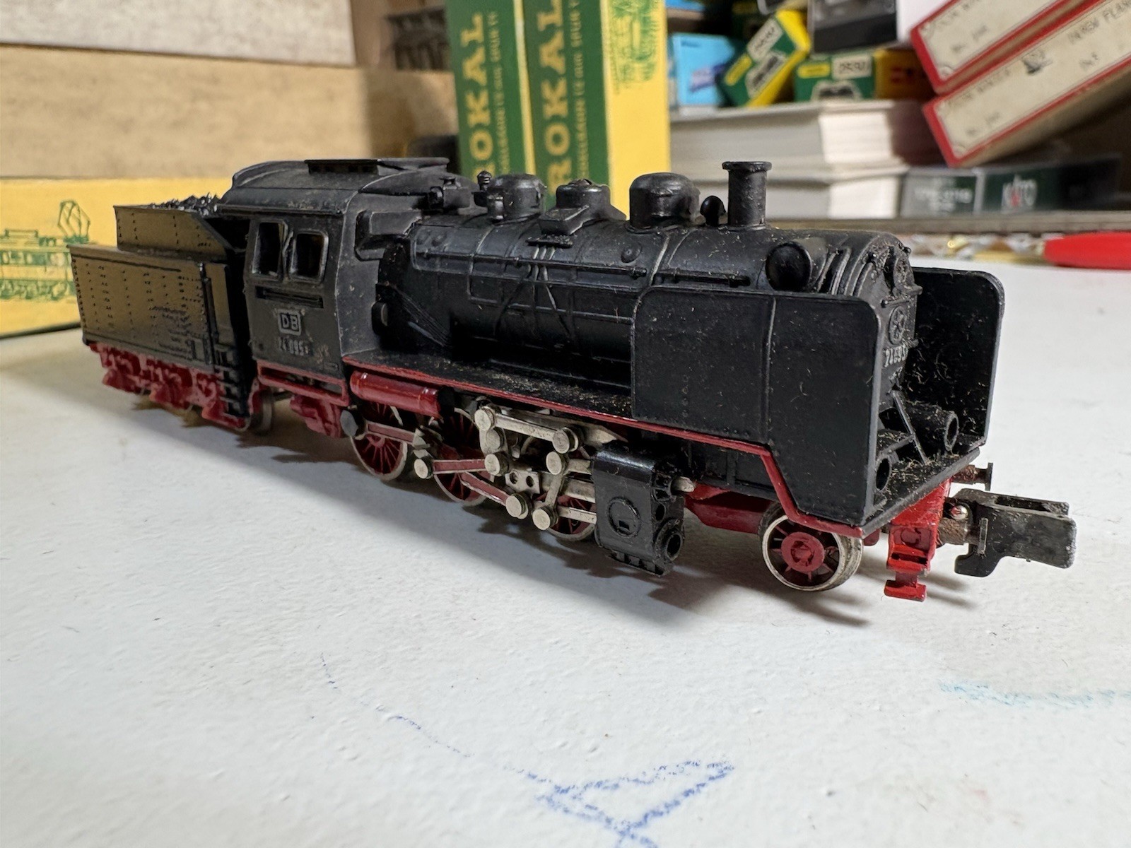 Rokal TT B1024 DB 82 095 Schwere Tender-Lok Steam Locomotive w/Box Germany