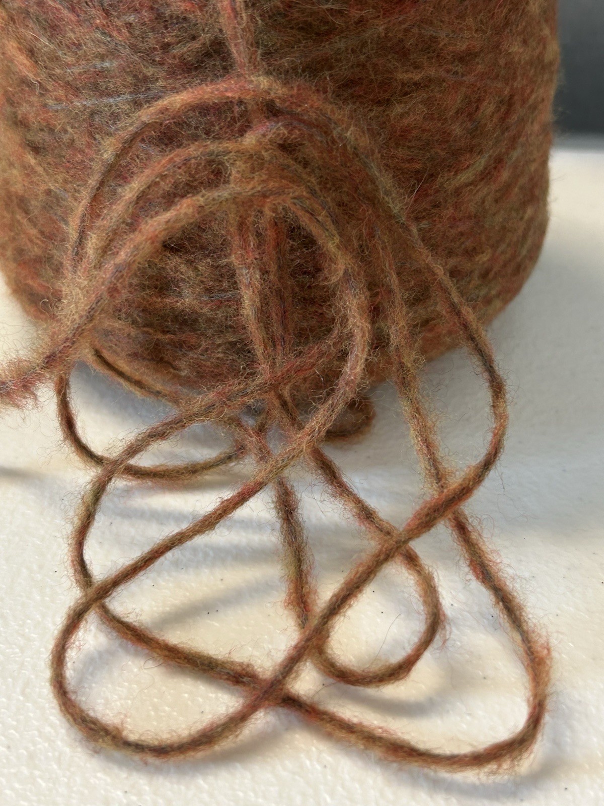 Spool Cone Peruvian SOFT #5 Baby Alpaca Wool Cotton Yarn Mix 9.4oz 266gr 7101 C