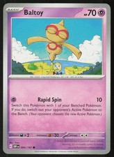 Baltoy 094/197 Common Obsidian Flames Pokemon Near Mint
