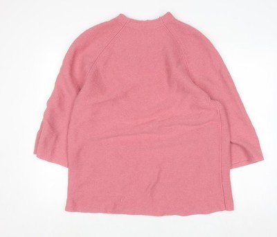 Principles by Ben de Lisi Damen rosa Stehkragen 3/4 Ärmel Strickpullover Gr. 18