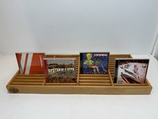 Napa Valley Box Company Wooden CD Storage Rack 48 Slot Rare Display Tray
