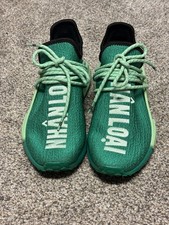 adidas gazelle silver green womens Adidas x Pharrell Williams Men's HU NMD Core Green Low Top Sneakers main image 1