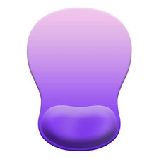 Gel Mouse Pad with Wrist Rest, Ergonomic Concave Wrist Support Mousepad with ...