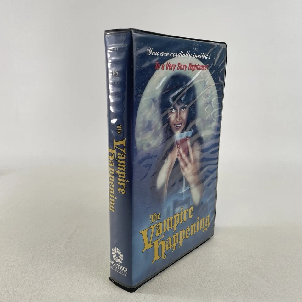 The Vampire Happening (VHS, 1986) Horror Big Box Clamshell United Home Video HTF - Image 3 of 4
