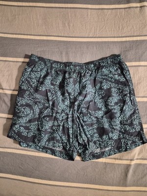 Women's Columbia Sandy River Shorts 5'' Inches Blue Design Print Size Small Euc