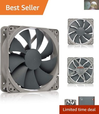 Quiet Cooling Fan 120mm, 4-Pin, 1300 RPM - Exceptional Airflow & Silence
