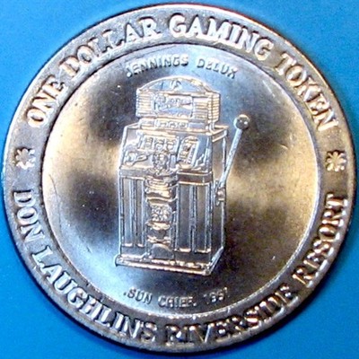 $1 Casino Token. Riverside, Laughlin, NV. Sun Chief. F57.