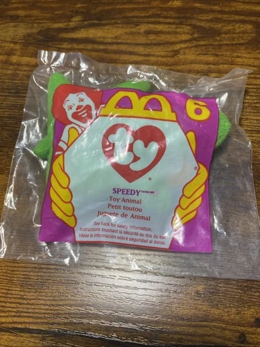 McDonalds Ty Teenie Beanie Babies #6 Speedie the Turtle Vintage New 1996