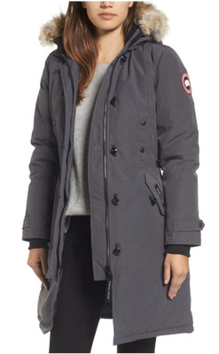 Canada Goose Women's Kensington Parka Coat Graphite Jacket Size: XS