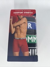 Tommy Hilfiger 4-Pack Comfort Stretch Multicolor Boxer Briefs Sz. Medium 32-34"