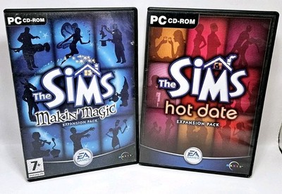 Die Sims: Makin' Magic & Hot Date Expansion Pack Bundle - PC CD-ROM 