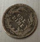 1907-O Barber Dime United States 90% Silver Good Condition 1892-1916 — photo 6