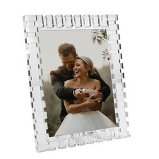 8x10Inch Crystal Wedding Frame of Keepsake Photo Frames, Crystal Picture Fram...