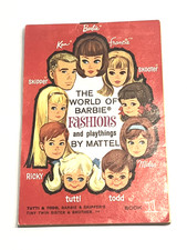 Vintage 1965 Mattel Barbie  THE WORLD OF BARBIE FASHIONS 1 INSERT BOOKLET  EXC