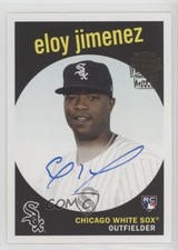 2019 Topps Archives Fan Favorite 1959 Design Silver /99 Eloy Jimenez Auto 05pr