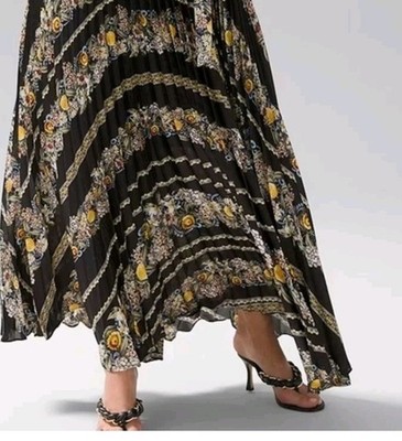 by nicola wavy maxi dress WAVY STRAPLESS MAXI DRESS