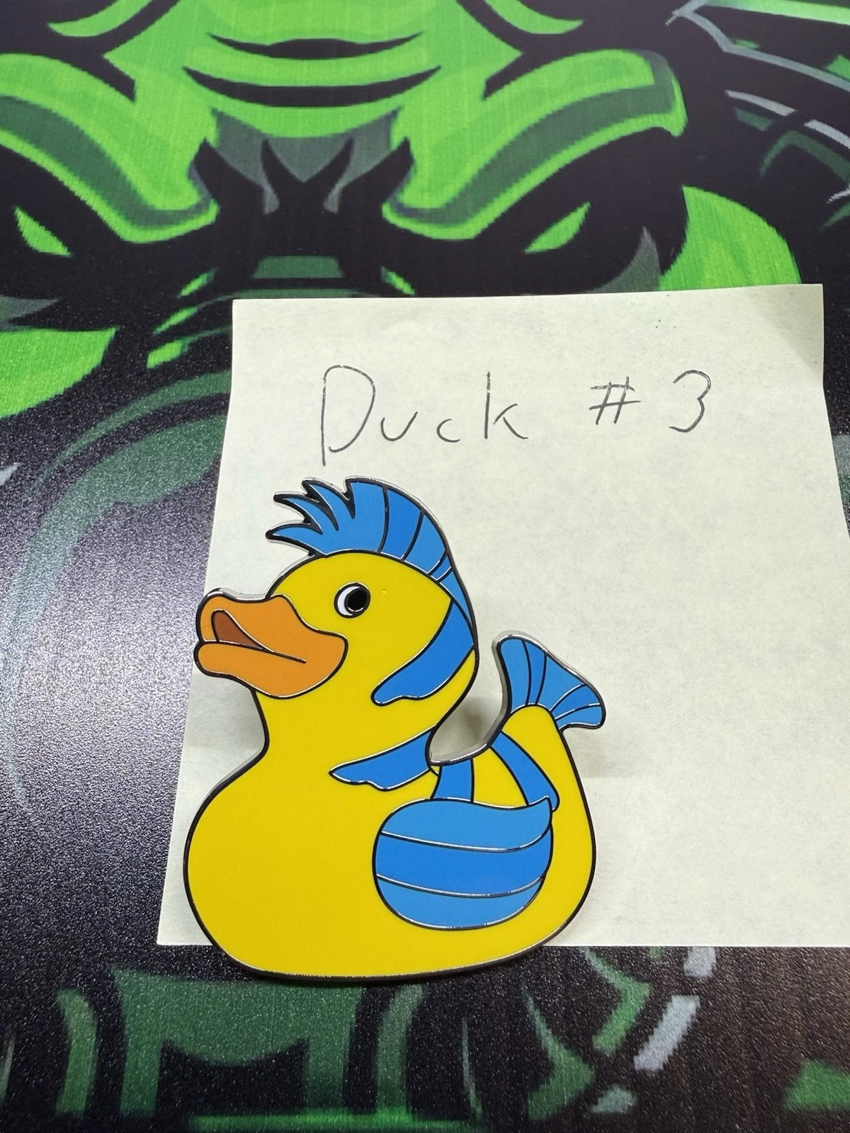 2024 Disney Parks Flounder Ducks Disney Mystery Series 1 Trading Pin REAL