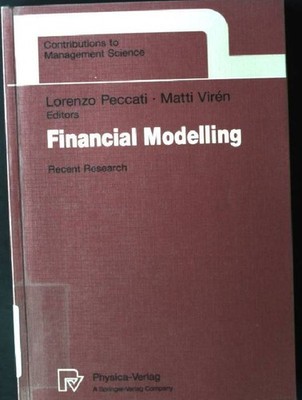 Financial Modelling: Recent Research Contributions to Management Science Peccati