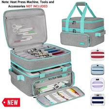 Carrying Case Heat Press Machine Storage Bag for Cricut EasyPress 2/ 3 Htvront
