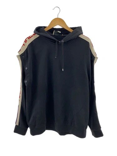 Gucci felpa con cappuccio L poliestere nero 475354 X5U11 usata