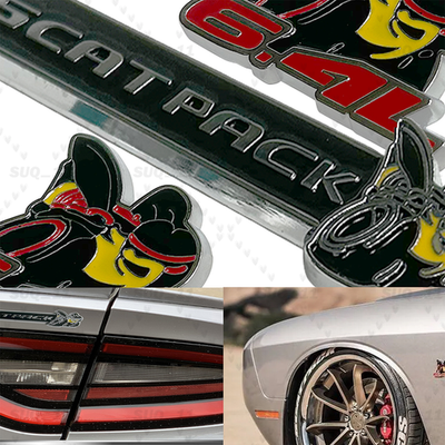 #ad #ad quot;SCAT PACK 6.4Lquot; FENDER EMBLEM Lamp;R BEE FOR 2011 2024 CHALLENGER HEMI $17.14