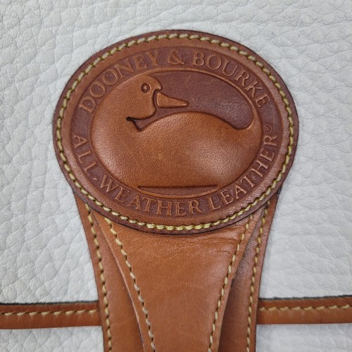 Vintage Dooney & Bourke Allwetter Leder Handtasche Kreuz - Bild 12 von 21