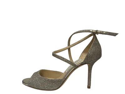 Jimmy Choo Emsy 85 Absatz Sandalen UK 5 Eu 38 F3 - Bild 1 von 4