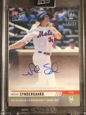 2019 Topps Now #166A Noah Syndergaard New York Mets AUTO AUTOGRAPH 64/99