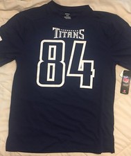 Men's Majestic Tennessee Titans Corey Davis Player Top Sz Medium NEW MSRP $60