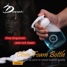 2pcs 250ml Clear Foaming Soap Pump Dispenser Lotion Liquid Foam Bottle Container