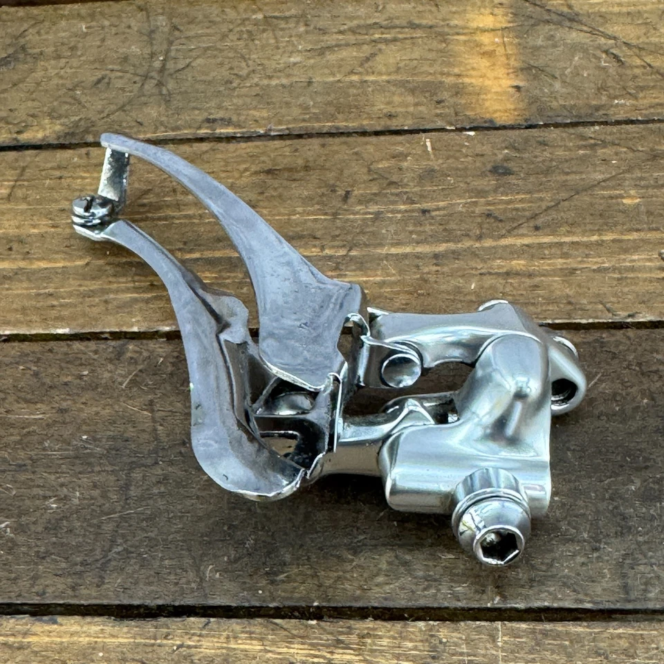 Vintage Shimano Dura Ace FD-7410 Front Derailleur Braze On Bottom Pull B0 - Image 4 of 4