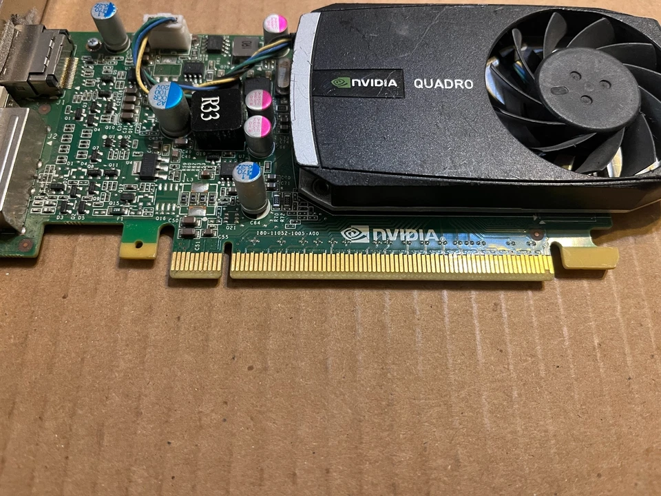 DELL NVIDIA QUADRO 400 512MB GDDR3 FULL HEIGHT VIDEO GRAPHIC CARD HWGX0 ZZ5-3(7) - Image 2 of 4