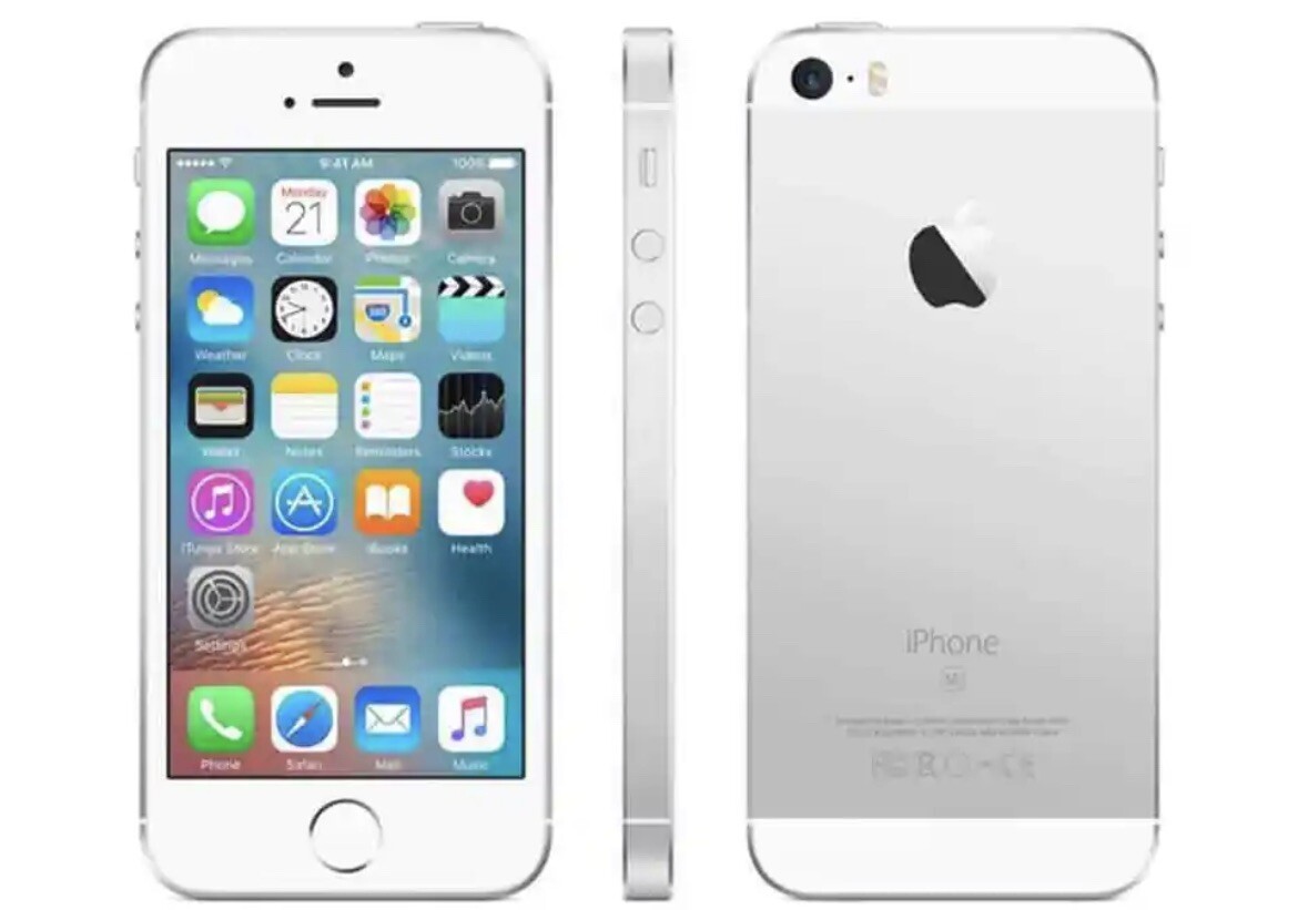 Apple iPhone SE 1st Gen A1723 Silver 32GB - Very Good Apple iPhone SE 1st Gen A1723 Silver 32GB - Very Good