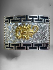 Scorpion Western Cowboy Belt Buckle Hebilla Vaquera Fina Rodeo Con Alacran
