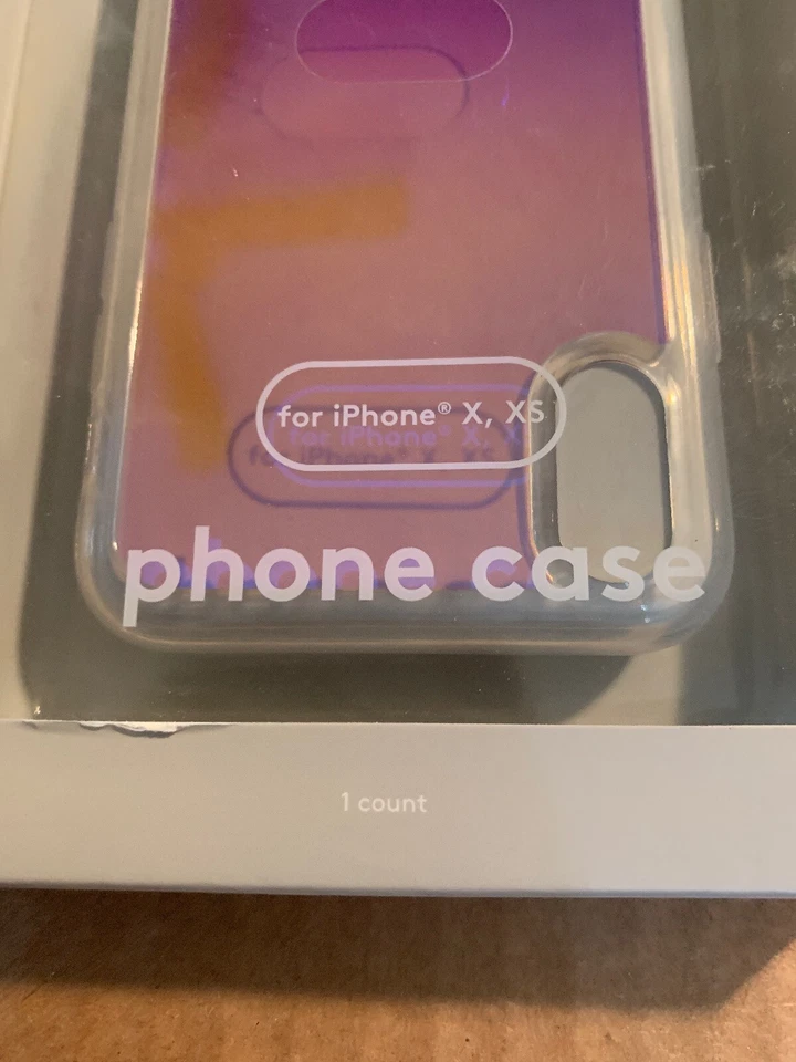heyday Printed TPU Bumper Case for Apple iPhone X/XS - Purple Ombre - Image 2 of 3