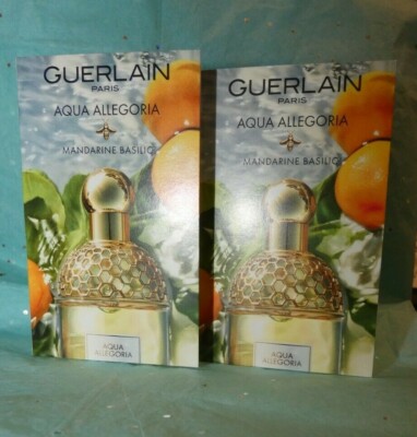 NEW GUERLAIN Aqua Allegoria Mandarine Basilic Eau de Toilette Spray .03 oz ea
