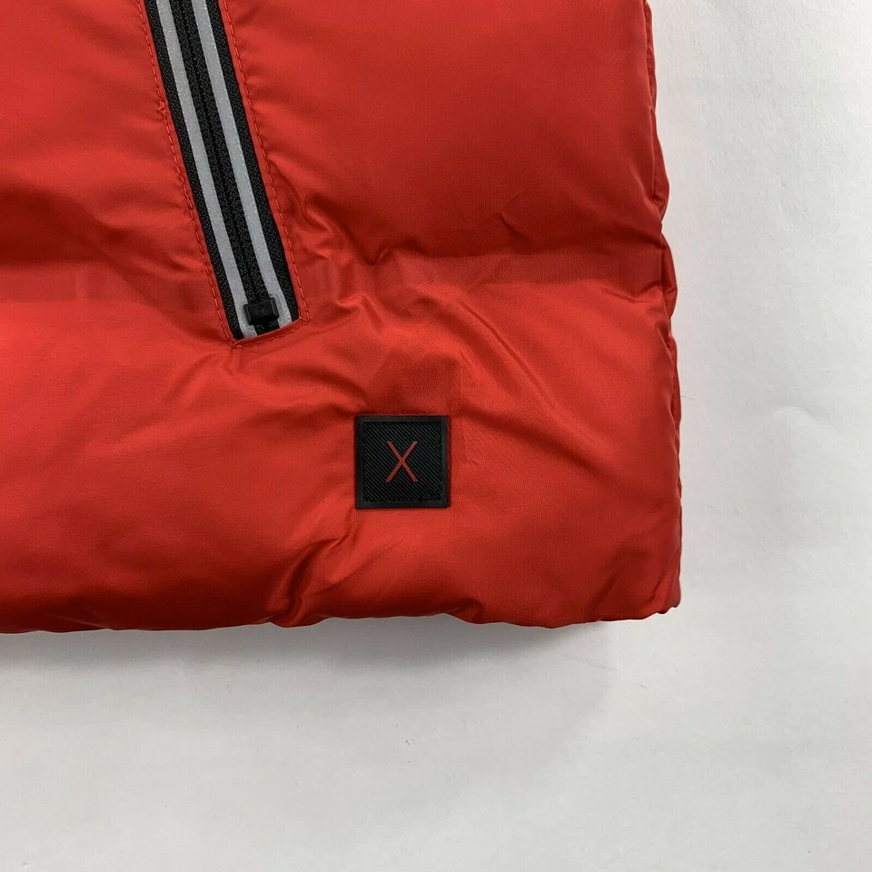 NUEVO Chaleco acolchado Michael Kors Tech para hombre talla mediana M rojo pop venta al por menor $248 Foto 2 de 4