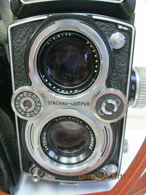 Rolleiflex 3.5B MINT CONDITION WITH RARE ORIGINAL ROLLEIFLEX BLACK