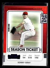 Sonny Gray 2021 Panini Contenders #58 Blue Cincinnati Reds