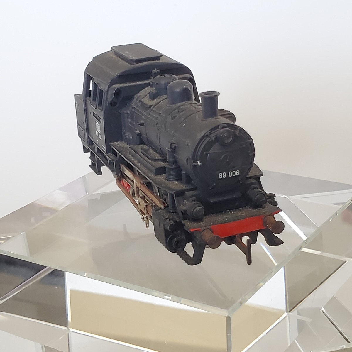 Marklin HO engine railroad train DB 89 006 black 6 wheels