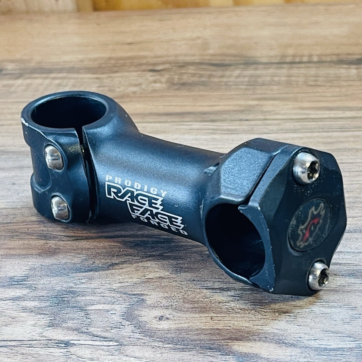 Race Face Prodigy Stem 100mm 5 Degree 25.4 Black 2 Bolt Black | eBay