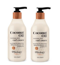 Lot of 2 Oliology Coconut Oil Curl Cream 8.5oz each
