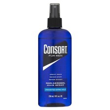 Consort For Men Unscented Extra Hold Hair Spray 8 Oz