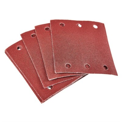 10 Stück VIERKANT SCHLEIFBLÄTTER P240 KÖRNUNG EXTRAFEINE KÖRNUNG SCHLEIFPAPIER PADS AMTECH V4055