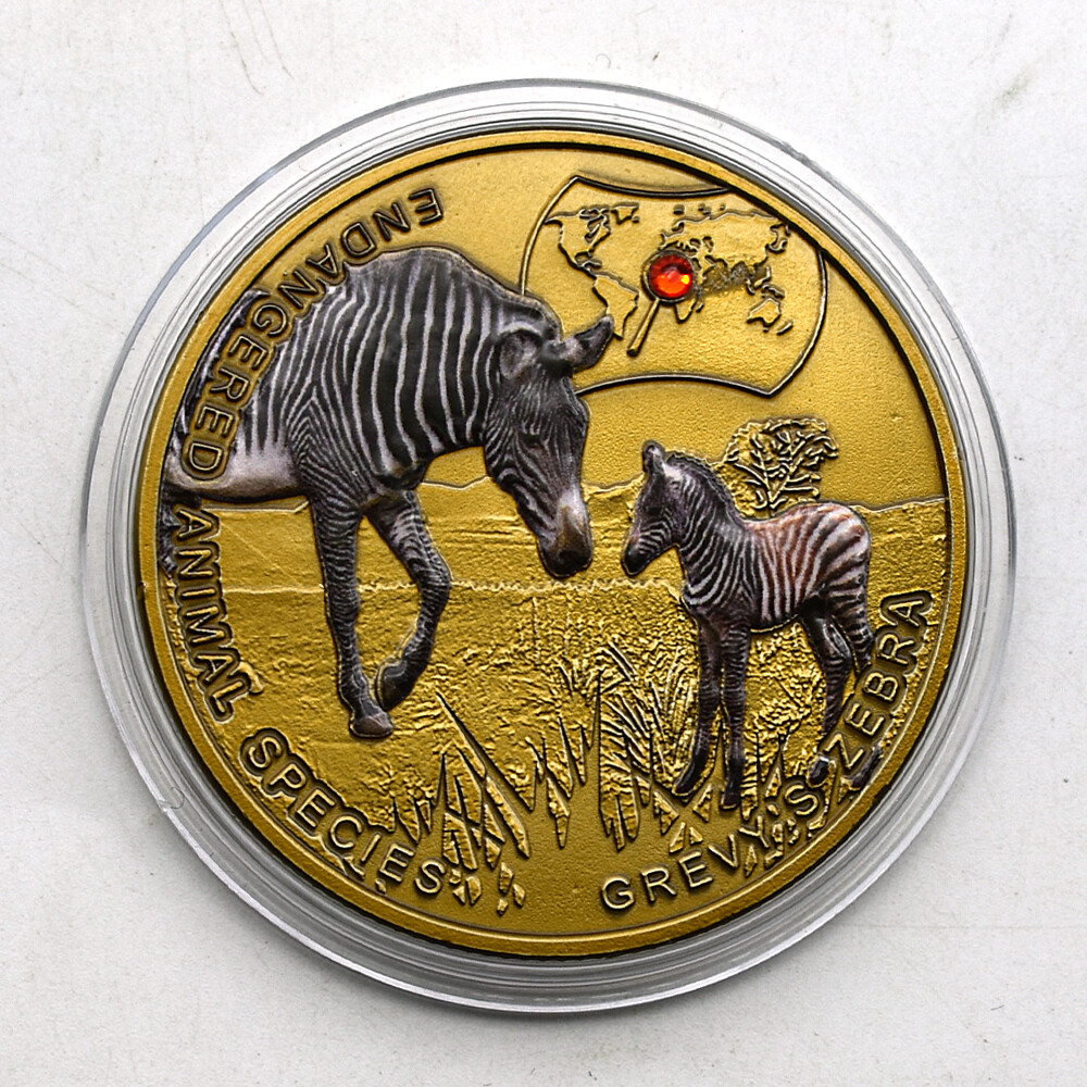 kakipiさま♡3点【美品】SLOBE IENA☆LEDENIM×MARITA Africa Grevy's Zebra Golden Coin 2014 Zambia 1000 Kwacha
