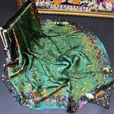 43" Women  s 100 Mulberry Silk Scarf Square Large Scarf Wraps Shawl