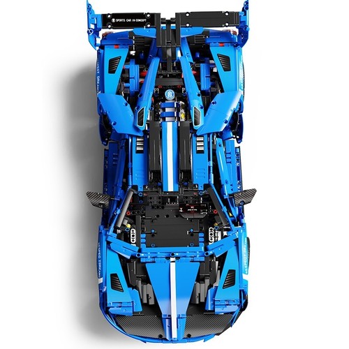 3624 PCS Technical Ford GT Le MANSORY Super Car 1:8 Model Building Blocks Set- - 第 1/11 張圖片