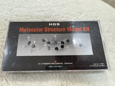 HGS Molecular Structure Model Organic Chemistry Kit- Used, All Pieces Intact.